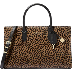 Michael Kors Scarlett Medium Cheetah Print Calf Hair Satchel - Husk Multi