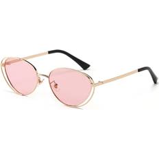 Double Frame Punk Polarized Gold/Pink