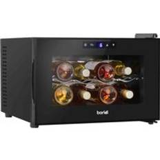 Wine Coolers Dellonda Baridi 8 Bottle Wine Cooler DH218 Black