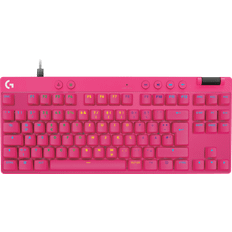 Logitech G Pro X TKL Rapid Gaming-tangentbord Rosa