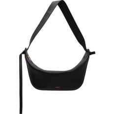 Jil Sander Knot Leather Crossbody Bag - Black