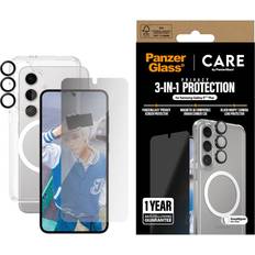 CARE by PanzerGlass 3-in-1 Fodral Skyddsglas Set Samsung Galaxy S25+