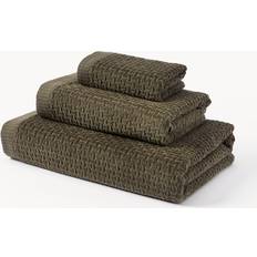 Westwing Collection Niam Bath Towel Green (100x50cm)