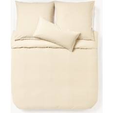Westwing Collection Davey Duvet Cover White, Beige (200x135cm)