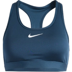 Nike Swoosh Medium Support Women's Padded Sports Bra - Armoury Navy/White