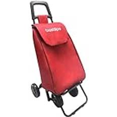 Red Shopping Trolleys Bastilipo Alex Bermellon Shopping Cart 4 Wheels Foldable - Vermilion Red