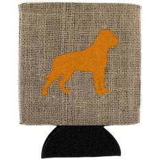 Orange Bottle Coolers Caroline's Treasures Burlap Orange Can Insulator Hugger Bottle Cooler