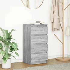 Trä Sideboards på rea vidaXL Skänk Grå Sonoma 37,5 x 35 x 76 cm Sideboard