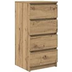 Trä Sideboards på rea vidaXL Skänk Hantverksmässig Ek 37,5 x 35 x 76 cm Sideboard