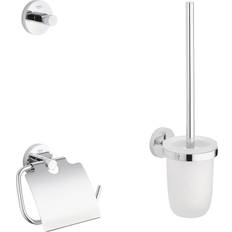 Chrome Toilet Brushes Grohe Essentials (40407001) 3pcs