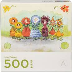 Elsa pussel Kollektion Stora A Elsa Beskow The Flower Girls 500 Pieces