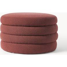 Westwing Collection Alto XL Wine Red Seating Stool 44cm