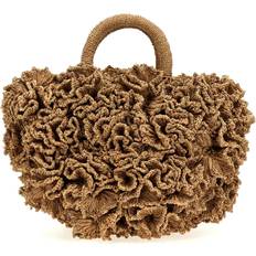 Strå Tasker Ibeliv Coral Dark Tea Bag Taske Bomuld - Beige