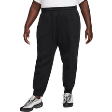 Nike Women's Sportswear Tech Fleece Mid-Rise Joggers Plus Size - Black