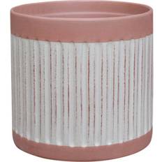 Verve Terracotta Cream Ceramic Plant Pot 13.5 cm