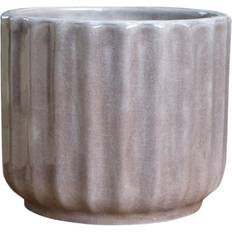 Verve Silver Grey Ceramic Plant Pot 16 cm