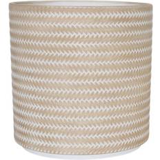 Verve Beige Terracotta Plant Pot 19 cm