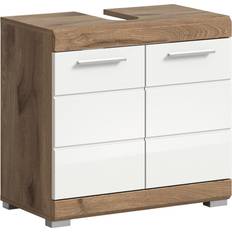 Xonox.home Waschbeckenunterschrank Wave Oak 60 x 56 cm