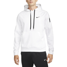 Nike Men's Therma-FIT Hooded Fitness Pullover - White/Black