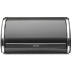 Brabantia Medium Roll Top Bin Matte Black Bread Box