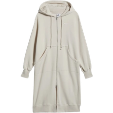 Nike Sportswear Phoenix Fleece Women's Oversized Long Full-Zip Hoodie - Light Orewood Brown/Sail