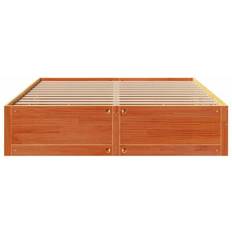 vidaXL Solid Wood Sengeramme 183.5x203.5cm