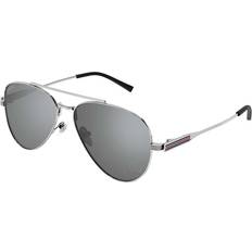 Gucci Aviator/Cat Eyes - Unisex Sunglasses Gucci Stylish Pilot Sunglasses with Web Detail - Gray