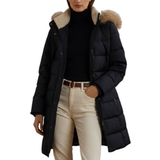 Ralph Lauren Women's Faux Fur Hooded Puffer Coat - Dk Navy