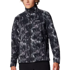 Columbia jacket mens Columbia Men’s Steens Mountain Printed Fleece Jacket - Black Timberwild