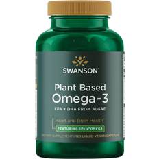 Swanson Fettsyror Swanson Plant-Based Omega-3 Liquid Veggie Capsules 120