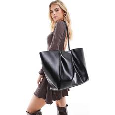 Stradivarius Shopper Bag - Black