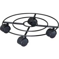 Wagner Blomvagn WAGNER SYSTEM Multi Roller Ø30 cm Svart