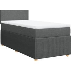 vidaXL Fabric Boxspringbett 100x200cm