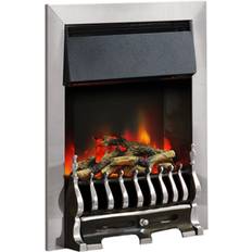 Belfry Heating Nigel Electric Inset Fire Chrome 59.6cm H X 49.5cm W X 16.5cm D