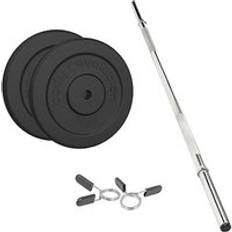 5 kg - Olimpico (50mm) Set di pesi Body Revolution 1.2m 1" Barbell and Cast Iron Weight Plate Set