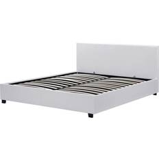 Letti e Materassi Habitat et Jardin Letto Contenitore Matrimoniale 140x190 cm Bianco