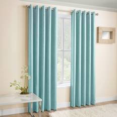 Enhanced Living Vogue Sky Blue Thermal Curtains 66 x 72 Inch