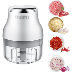 Dishwashable Parts Mini Choppers iClever 100ml Electric Garlic Chopper
