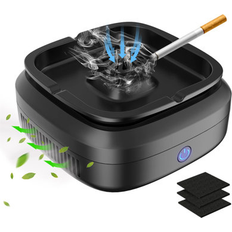 Ashtrays Bino Multifunctional Smokeless Ashtray For Cigarette Smoker in Black Wayfair