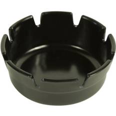 Ashtrays Fox Run 6120 black melamine dishwasher safe plastic ashtray 4 in. (pack of 12) 4.0 in