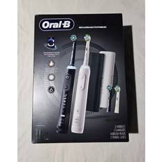 Electric Toothbrushes & Irrigators Oral-B genius x with a.i. rechargeable electric toothbrush- 2 pack White and Black
