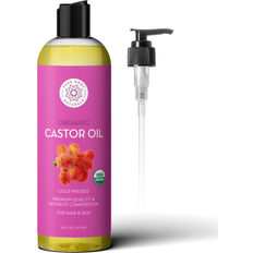 Antioxidants Body Oils Pure Body Naturals Pure Body Naturals Organic Castor Oil 16 fl oz 16fl oz