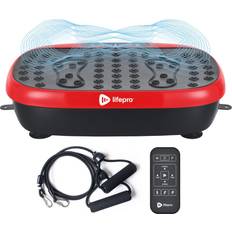Vibration Plates LifePro Compact Standing Vibration Plate Platform, Whole Body Vibration Exercise Machine for Low Impact Workouts with Resistance Bands and Remote