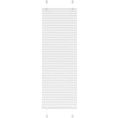Øjer Plisségardiner vidaXL Plisségardin Hvid 50x100 cm Stofbredde 49.4 cm 100x100cm