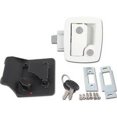 Door Lock Actuators AP Products White Trailer Lock with Key 013534