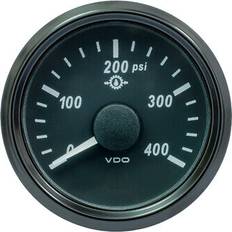 Measurement Tools VDO SingleViu 52mm Oil Pressure Gauge 400 PSI 0-180 Ohm Measurement Tool
