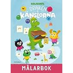 Arvid Tappert Draken och känslorna målarbok (häftad) (Häftad)