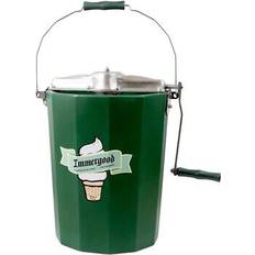 Immergood amish made hand crank home made ice cream freezer maker, 6 quart Green More Than 4.5 qt