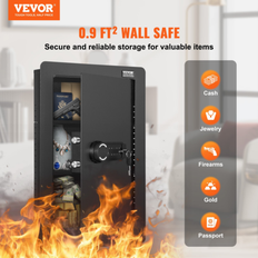 Security VEVOR Tall Wall Safe 25.59" 3-Tier