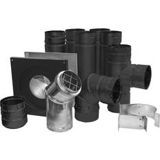 Chimneys DuraVent Black 3-in pellet vent kit 3PVL-KHAB